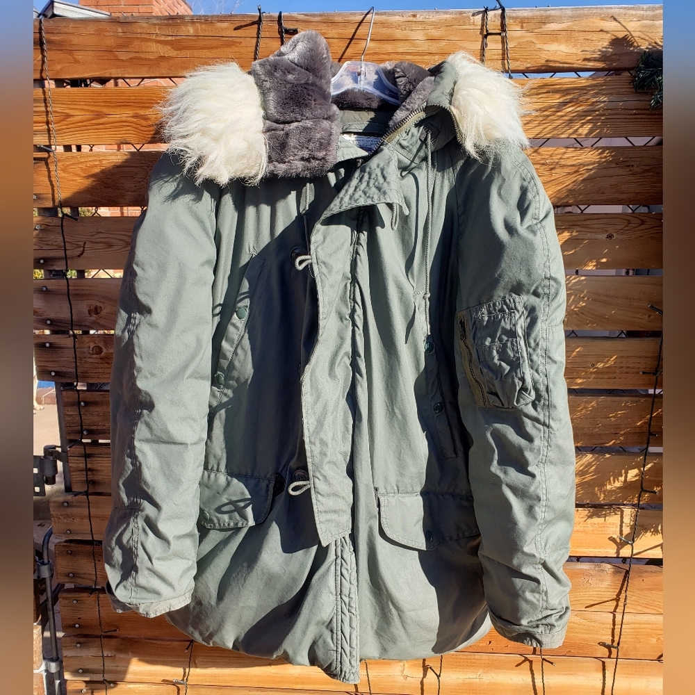 Vintage USAF issue N-3B "snorkle" parka